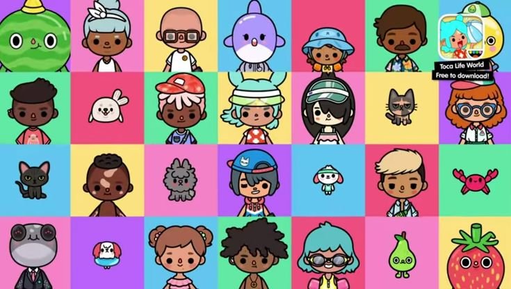 Toca Boca Characters 1 toca boca characters