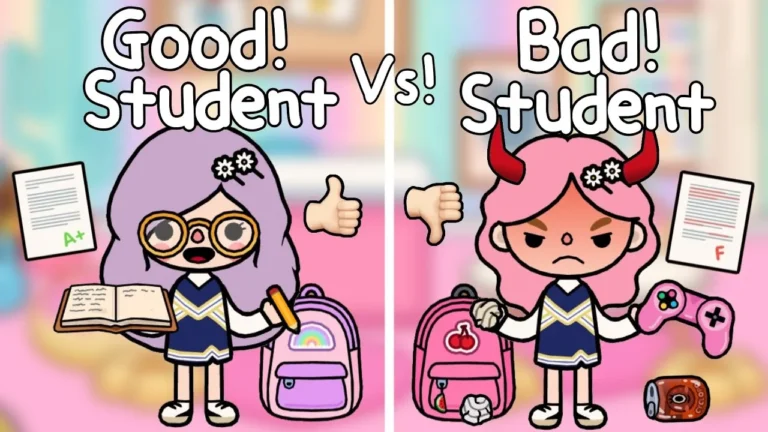 Good Student VS Bad Student 🌙 Night Routine | Toca Boca APK Life Story (2026 Edition) 1 good student vs bad student
