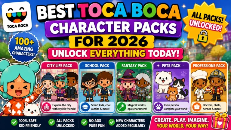 Best Toca Boca Character Packs for 2026
