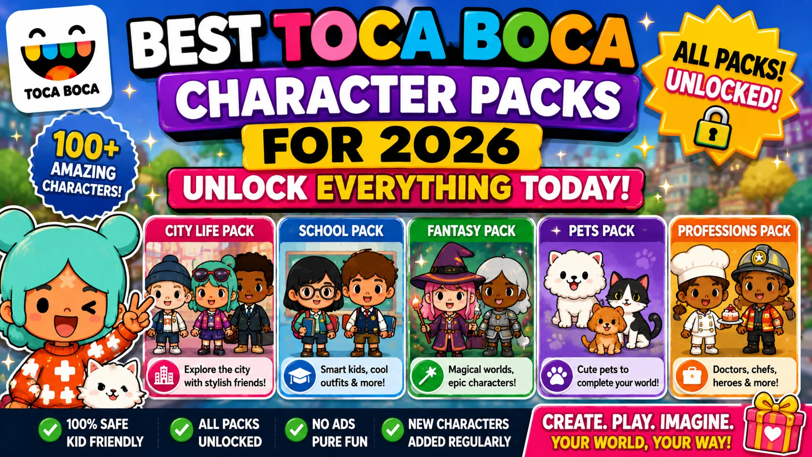 Best Toca Boca Apk Character Packs for 2026: Ücretsiz Her Şeyin Kilidini Bugün Açın 1 Best Toca Boca Character Packs for 2026