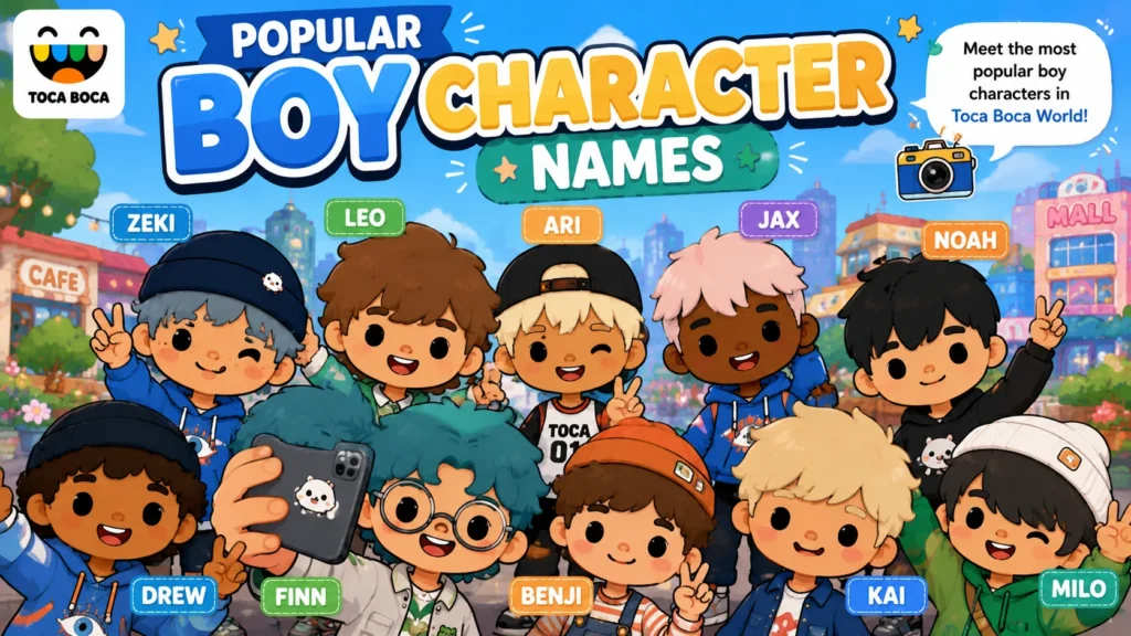 Popular Boy Character Names