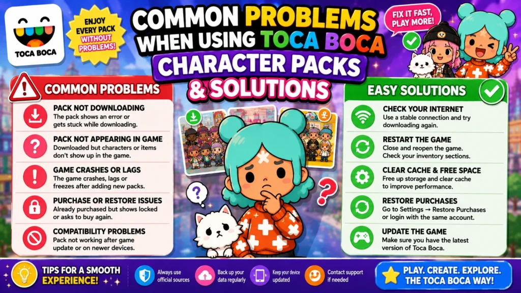 Best Toca Boca Apk Character Packs for 2026: Ücretsiz Her Şeyin Kilidini Bugün Açın 4 Toca Boca Apk Common problems and solutions 2026