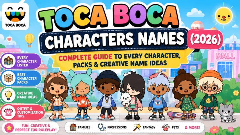 Toca Boca Characters Names (2026): Complete Guide to Every Character, Packs & Creative Name Ideas 9 Toca Boca Characters Names