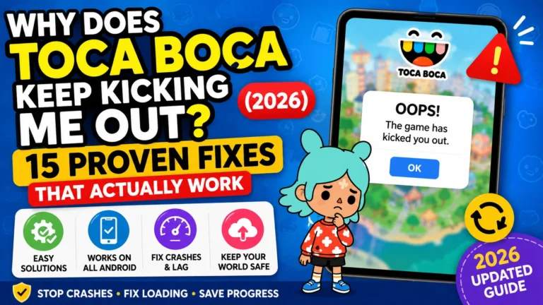 Why Does Toca Boca Keep Kicking Me Out